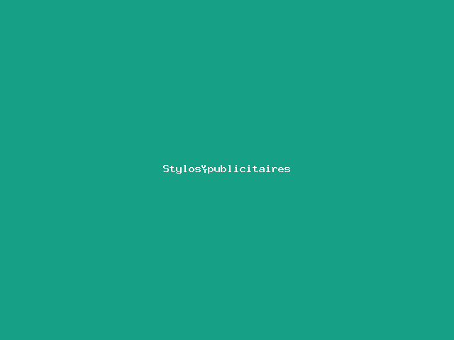 Stylos publicitaires